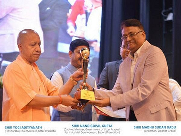 ColorJet awarded by Yogi Adityanath, Chief Minister of Uttar Pradesh