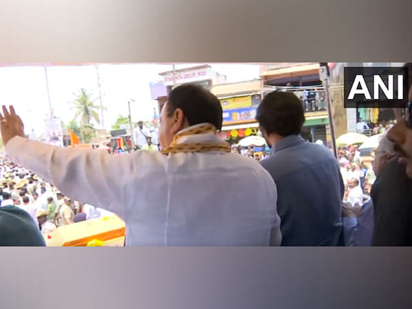 Karnataka polls: JP Nadda holds roadshow with CM Bommai, actor Kiccha Sudeep in Shiggaon