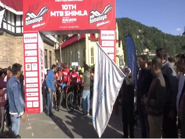 Himachal Minister Anirudh Singh flags off Himalayan Cycle Race in Shimla