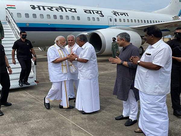 Kerala Governor, CM Vijayan welcome PM Modi in Thiruvananthapuram