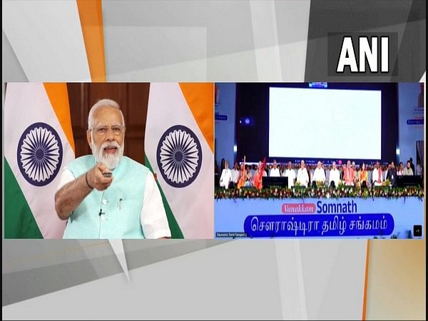 PM Modi launches 'Saurashtra-Tamil Sangamprashastih' book
