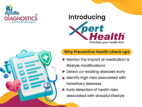 Apollo Diagnostics launches Xpert Health - A varied range of Wellness Health Packages