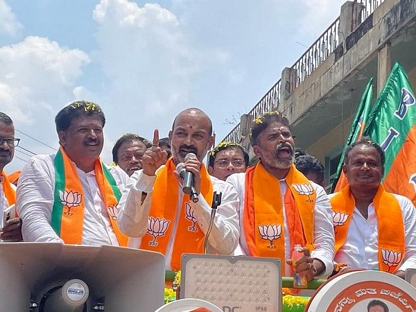 "Congress, JD(S) behaving in way that insults Hindu Santana Dharma, Sanskriti, says BJP leader Sanjay Bandi at K'taka rally