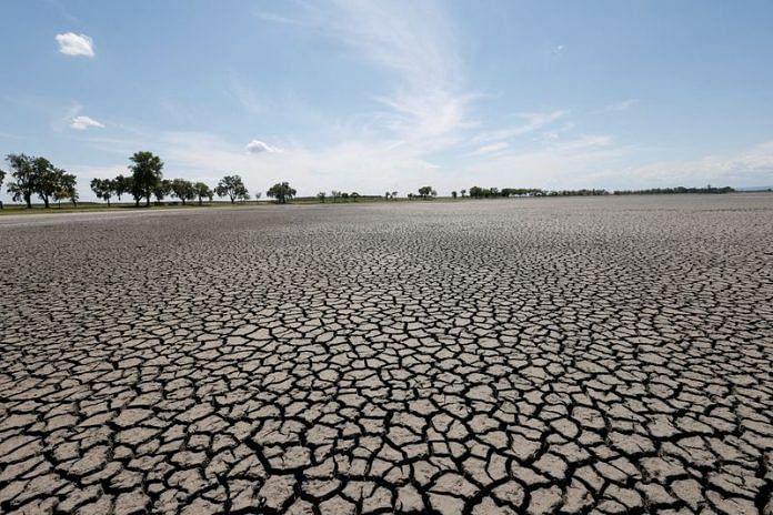 File photo of a dried-up Lake Zicksee near Sankt Andrae in Austria | Photo: REUTERS