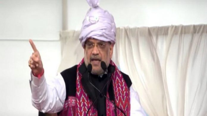 Union Home Minister Amit Shah in Kibithoo, Arunachal Pradesh, on 10 April 2023 | Twitter/@ani_digital