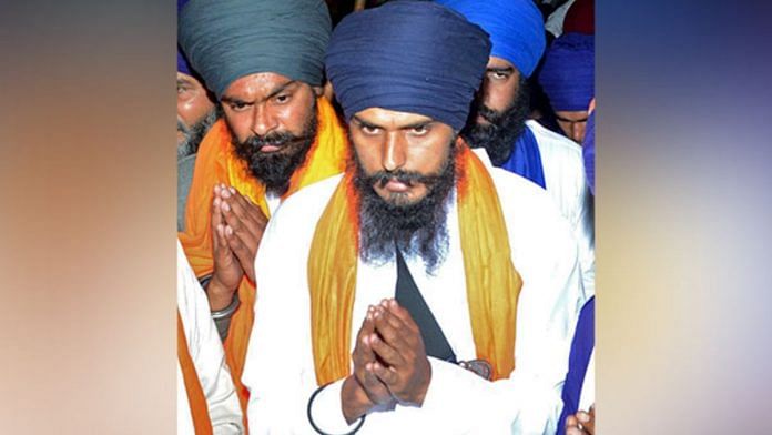 Khalistani separatist and radical Sikh preacher Amritpal Singh’s notoriety in India survived barely eight months – from September 2022 to 23 April 2023. | ANI