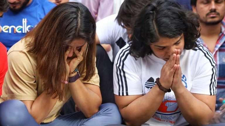 ‘Being called liars’: Protesting wrestlers in tears over ‘inaction’ on sexual harassment charges against WFI chief