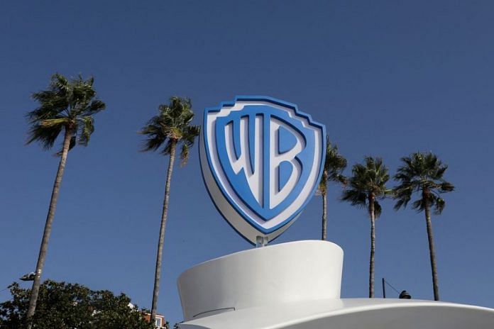 The Warner Bros logo is seen during the annual MIPCOM television programme market in Cannes, France | Reuters