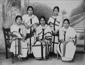 Group of Nurses in Festive Dress (studio photograph, 1927). Credits: The Camera as Witness: A Social History of Mizoram, Northeast India by Joy Pachuau