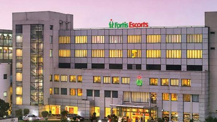 Fortis Escorts Heart Institute, Okhla, New Delhi | Image: fortishealthcare.com