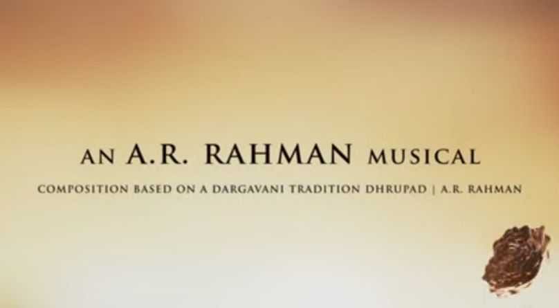 The screenshot from the YouTube video which incorrectly credits it to Dargavani instead of Dagarvani | YouTube