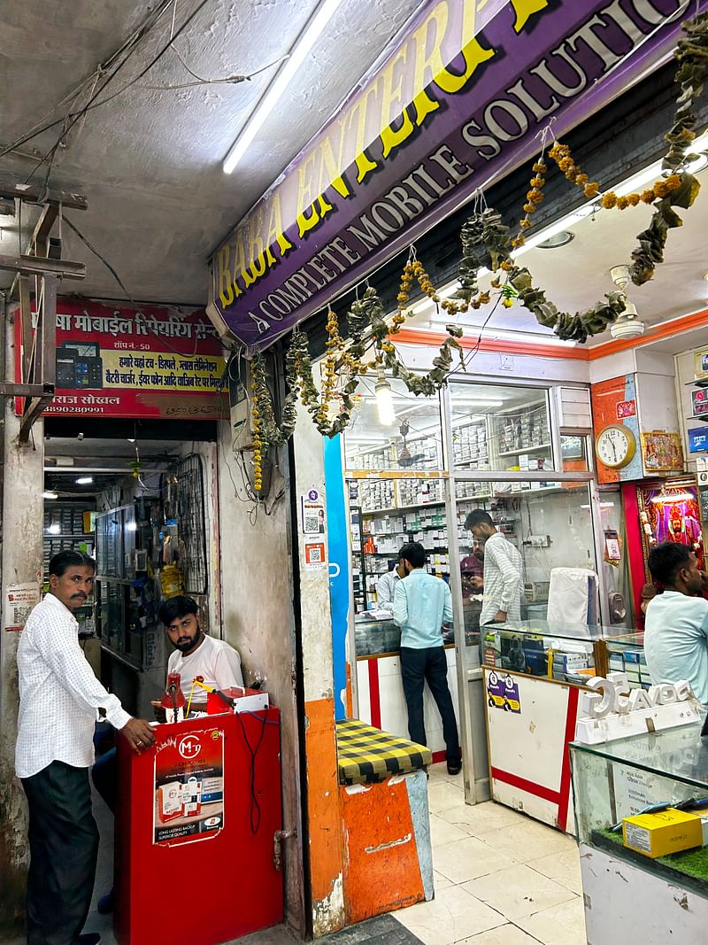 Shop number 47, Jain market. Rohit Godara worked here for a few years before becoming a gangster | Jyoti Yadav, ThePrint