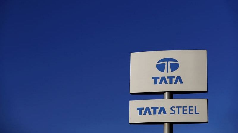A company logo is seen outside the Tata steelworks near Rotherham in Britain | File Photo: Reuters