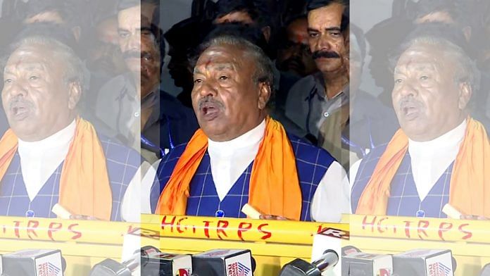 File photo of BJP leader K.S.Eshwarappa | ANI