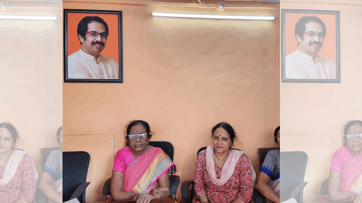 Mahila sangathan members at the newly opened branch of Lokmanya Nagar shakha, Thane | Purva Chitnis | ThePrint