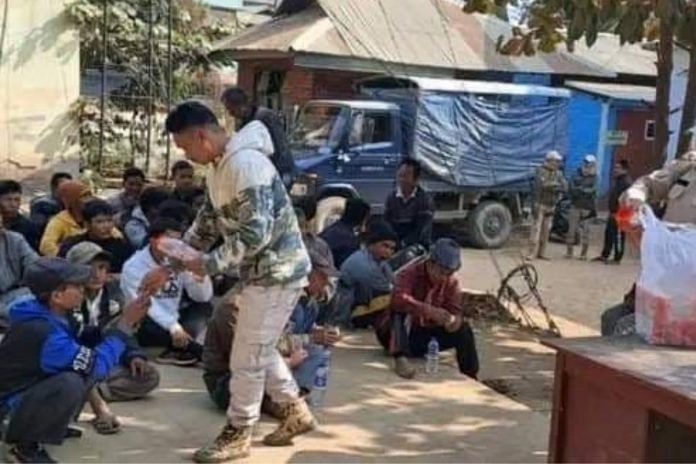 Myanmar nationals at a border village in Manipur | By special arrangement