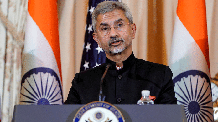 Indian Minister of External Affairs Subrahmanyam Jaishankar speaks to the media after the 2019 U.S.-India 2+2 Ministerial Dialogue at the State Department in Washington, U.S., December 18, 2019. REUTERS/Joshua Roberts/File Photo