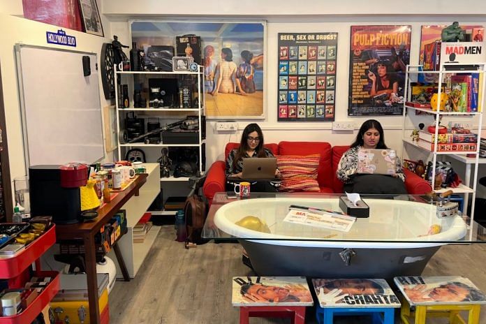 Writers of The Story Ink hard at work in their Andheri office | Credit: Sidharth Jain | By special arrangement