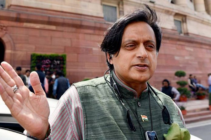 Congress leader & MP from Thiruvananthapuram Shashi Tharoor | File photo: ANI