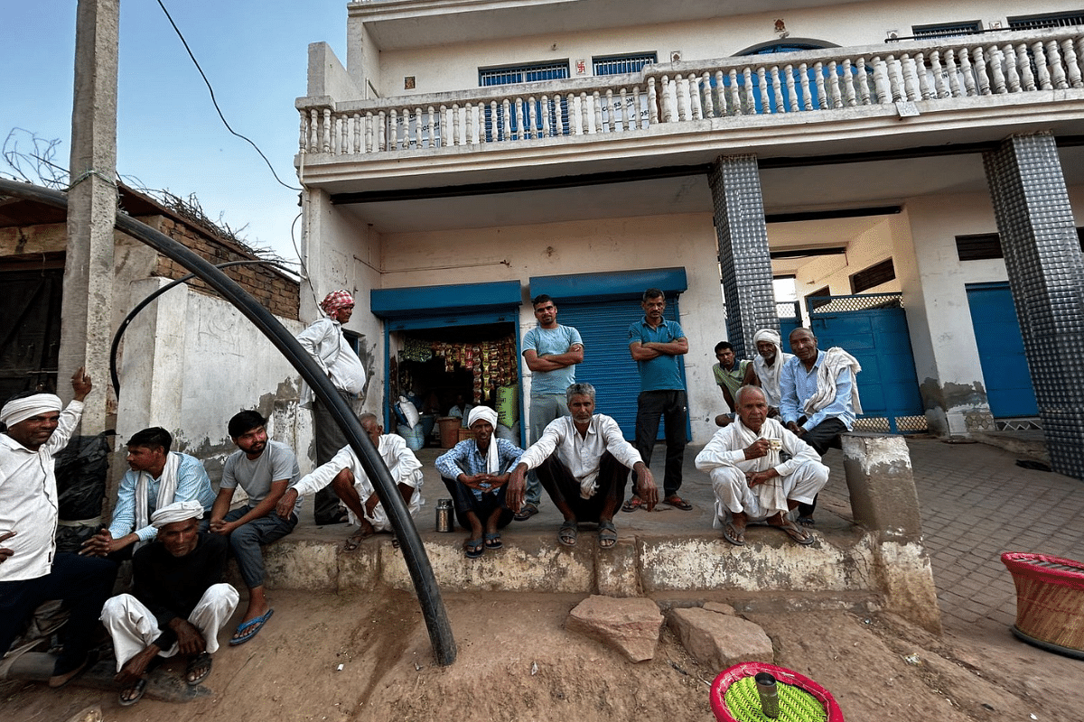 Members of Jat community in Belara village | Jyoti Yadav | ThePrint