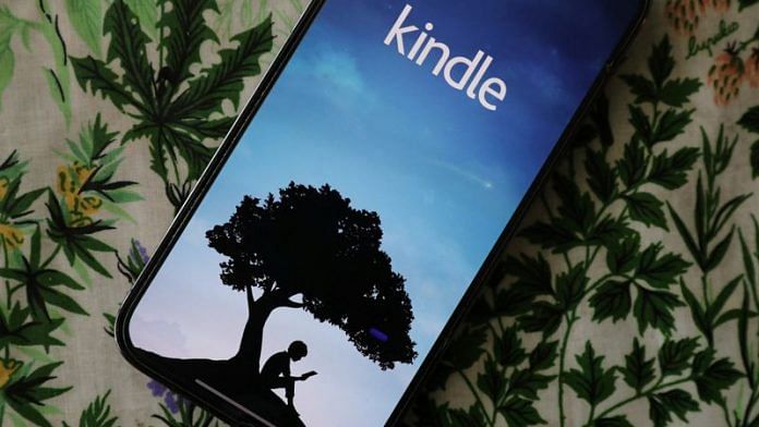 Amazon's Kindle e-book app is seen on an iPhone in this illustration | File Photo: Reuters