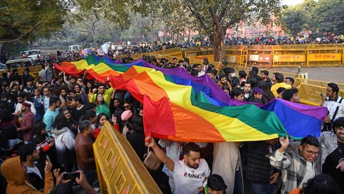 Pride Parade organised in Delhi on 8 January, 2023 | Representational image | ANI