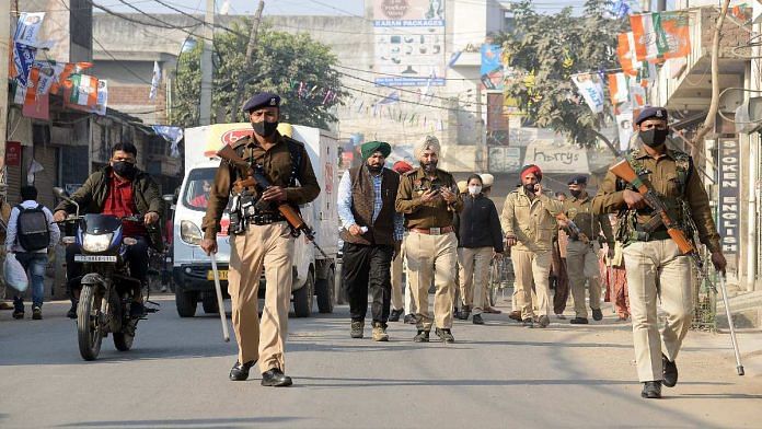 Representational image of Punjab Police personnel | ANI