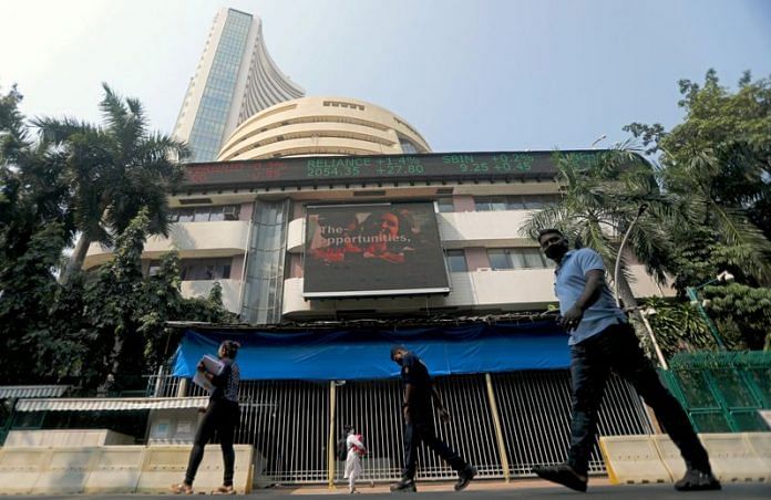 People walk past the Bombay Stock Exchange (BSE) building in Mumbai | Reuters file photo