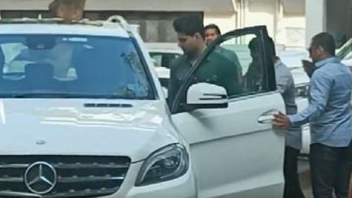 Actor Sooraj Pancholi leaves for CBI court in Mumbai. | ANI