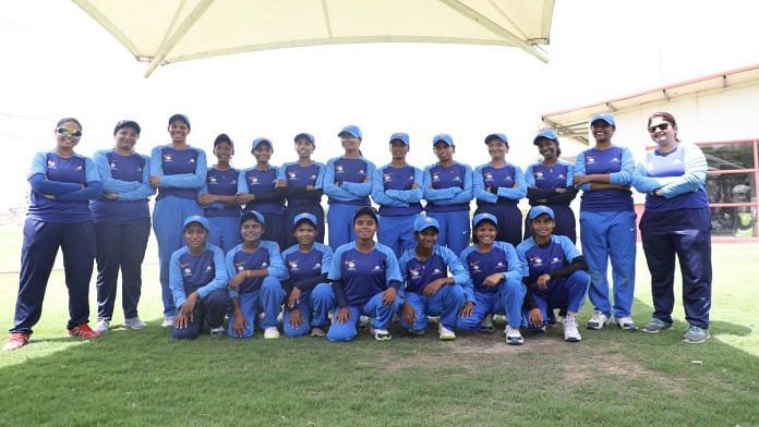 The 17-member India team with staff | Debayan Dutta | ThePrint
