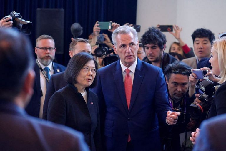 US Speaker meets Taiwanese President Tsai, stresses need to speed up arms deliveries