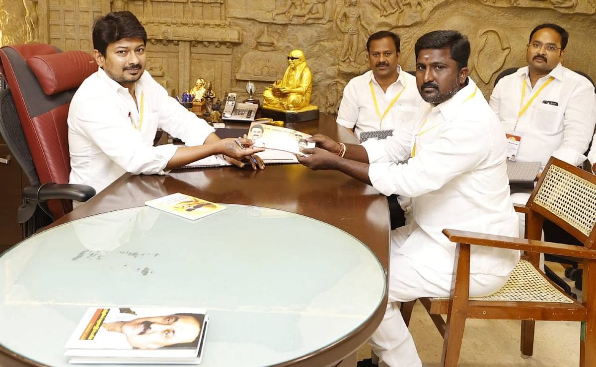 Udhayanidhi at work