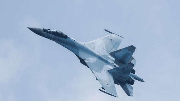 Russian Sukhoi Su-35S jet fighter. (Photo Credit - Reuters)