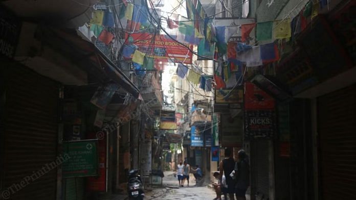 In one of the lanes of Majnu ka Tila in Delhi | Manisha Mondal | ThePrint