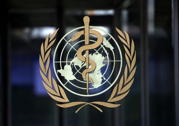 A logo is pictured on the headquarters of the World Health Orgnaization (WHO) in Geneva, Switzerland | Reuters file photo