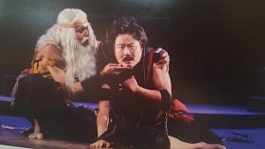 Bikram Lepcha, who played Ashwatthama, in the play, delivered one of the best performances of the evening | By special arrangement