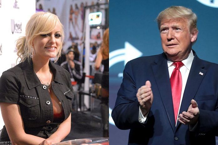 File photos of Stormy Daniels and Donald Trump | Wikimedia Commons