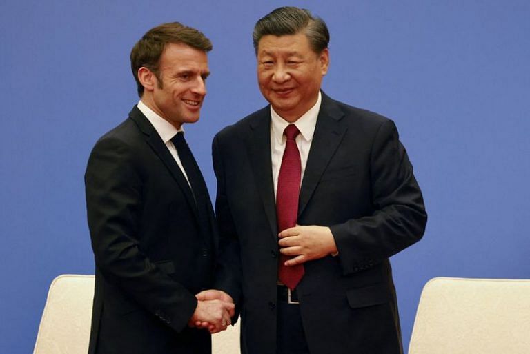 With lavish treatment of Macron, China’s Xi woos France to ‘counter’ US