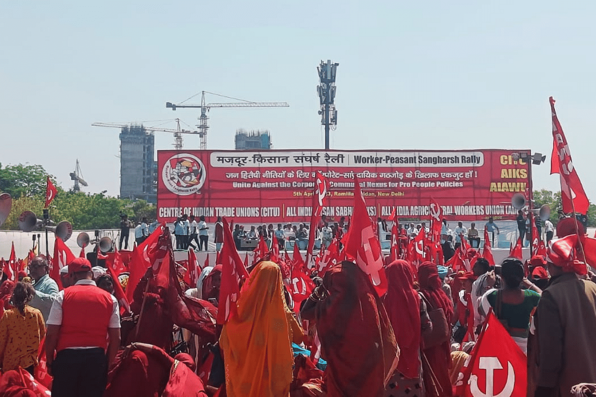 Women protesters at the Ramlila Maidan | Debdutta Chakraborty | ThePrint