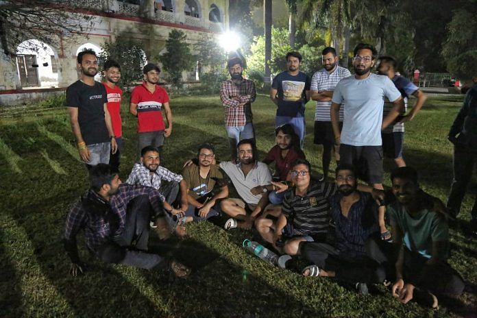 Allahabad University students discuss encounter killings | Photo: Suraj Singh Bisht | ThePrint