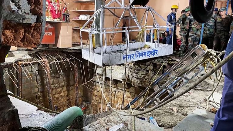 Bulldozers raze down illegal construction at Indore temple after 36 killed in stepwell collapse
