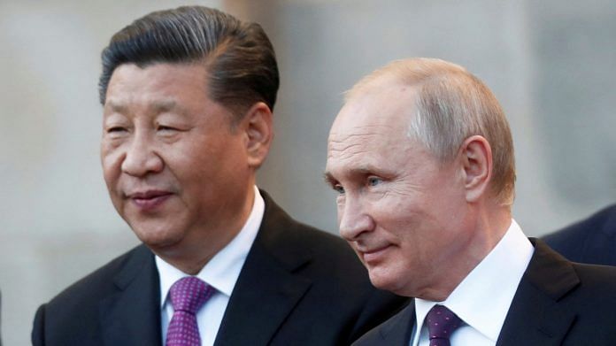 Chinese President Xi Jinping with Russian President Vladimir Putin | Maxim Shipenkov/Pool via Reuters