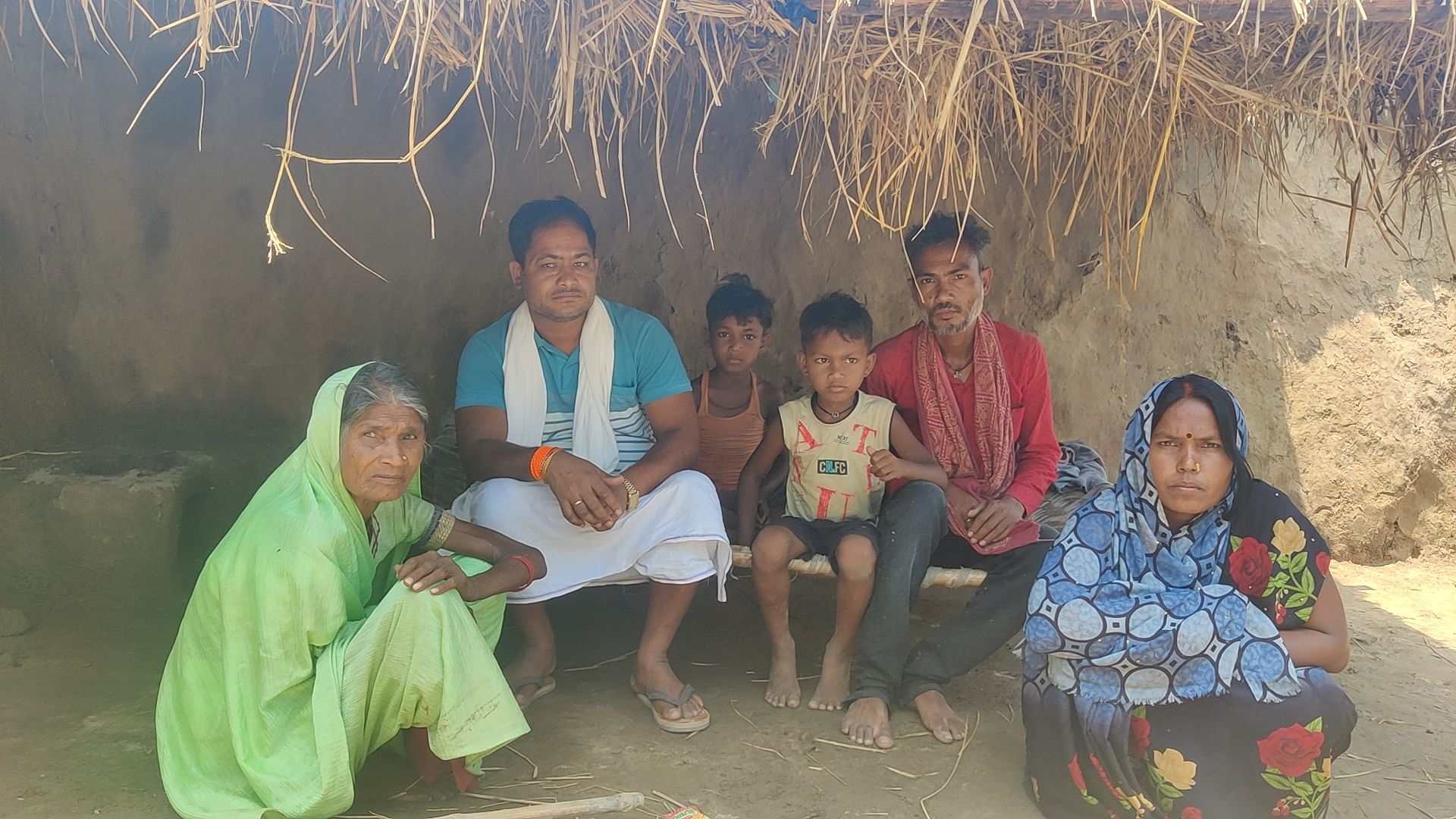 Collector Paswan with his family members | Nootan Sharma, ThePrint