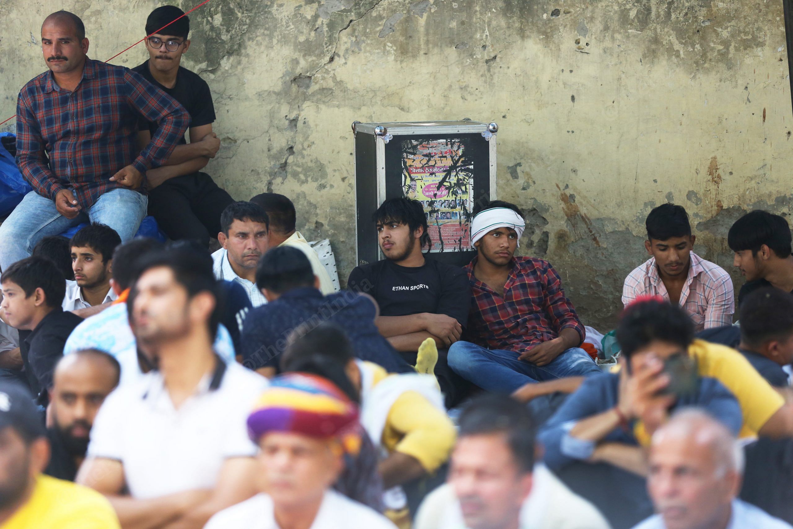 Wrestlers' protest at Jantar Mantar
