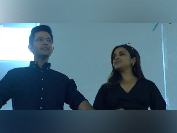 Parineeti Chopra, Raghav Chadha watch PBKS vs MI IPL 2023 match in Mohali