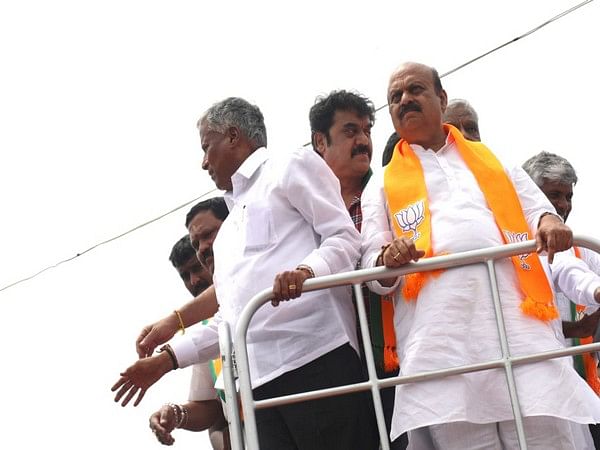 Karnataka elections: CM Bommai holds roadshow in Varuna