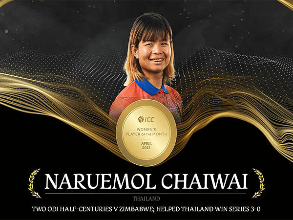 Thailand's Naruemol Chaiwai is ICC Women's Player of the Month 