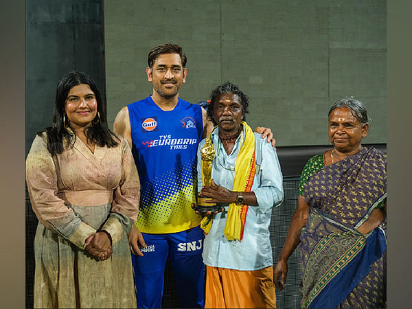 MS Dhoni meets Oscar-winning 'The Elephant Whisperers' team, gifts them CSK jerseys