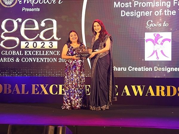 Charu Creation Designer Boutique received the Award for the Most