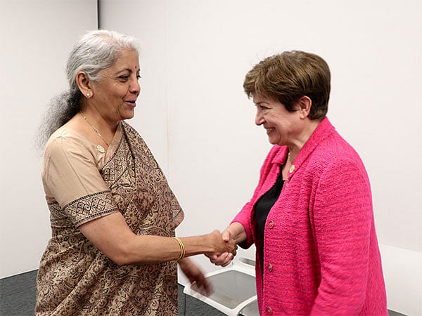 FM Sitharaman meets IMF MD Kristalina Georgieva on sidelines of G7 meeting